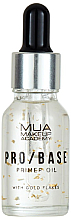 Düfte, Parfümerie und Kosmetik Gesichtsprimer mit Goldpartikeln - Mua Pro/ Base Primer Oil With Gold Flakes