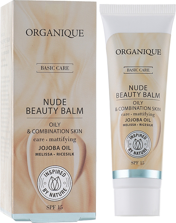 Gesichtsbalsam für fettige und Mischhaut mit Jojobaöl - Organique Basic Care Nude Beauty Balm — Bild N2