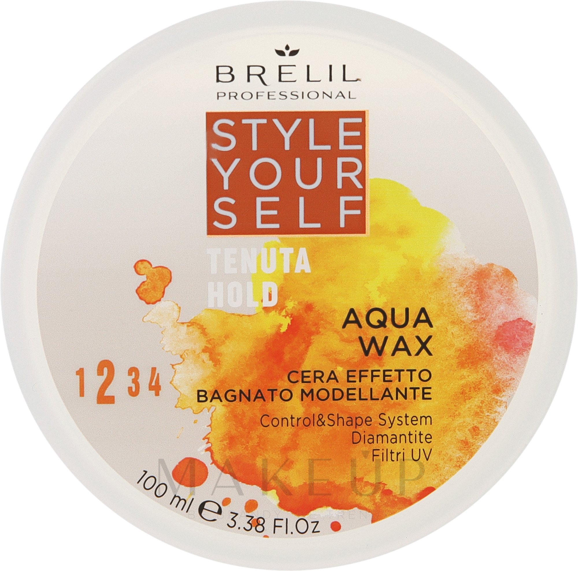 Modellierwachs für Haare - Brelil Style Yourself Hold Aqua Wax — Bild 100 ml