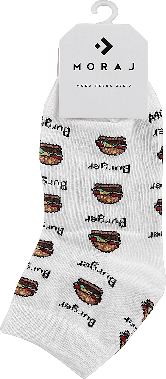 Kindersocken Fast-Food weiß - Moraj — Bild N1