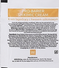 Beruhigende Gesichtscreme - Charmine Rose Pro-Barier Shikimic Cream (Probe)  — Bild N2