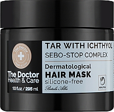 Düfte, Parfümerie und Kosmetik Haarmaske Teer mit Ichthyol - The Doctor Health & Care Tar With Ichthyol + Sebo-Stop Complex Hair Mask