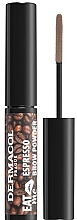 Düfte, Parfümerie und Kosmetik Augenbrauenpuder - Dermacol Eat Me Espresso Eyebrow Powder