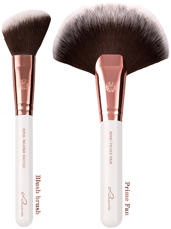 Make-up-Pinsel-Set 14 St. - Luvia Cosmetics Feather White Essential Brushes Set — Bild N4