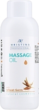 Düfte, Parfümerie und Kosmetik Pflegendes weichmachendes und beruhigendes Massageöl für den Körper mit Weizenkeimöl - Hristina Professional Wheat Germ Massage Oil