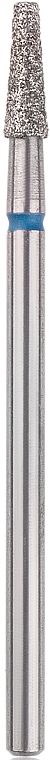 Diamant-Nagelfräser Kegelstumpf L-8 mm 2,5 mm blau - Head The Beauty Tools