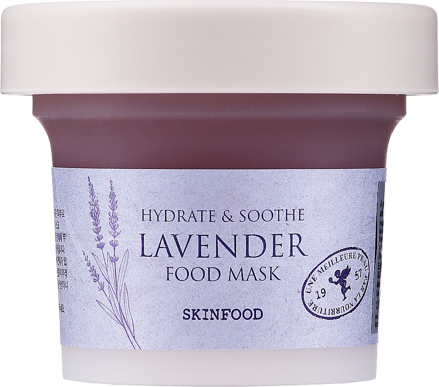 Feuchtigkeitsspendende und beruhigende Gesichtsmaske mit Lavendel - Skinfood Lavender Food Mask — Bild N1