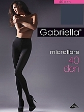Strumpfhosen für Damen Microfibre 40 Den grafit - Gabriella — Bild N3