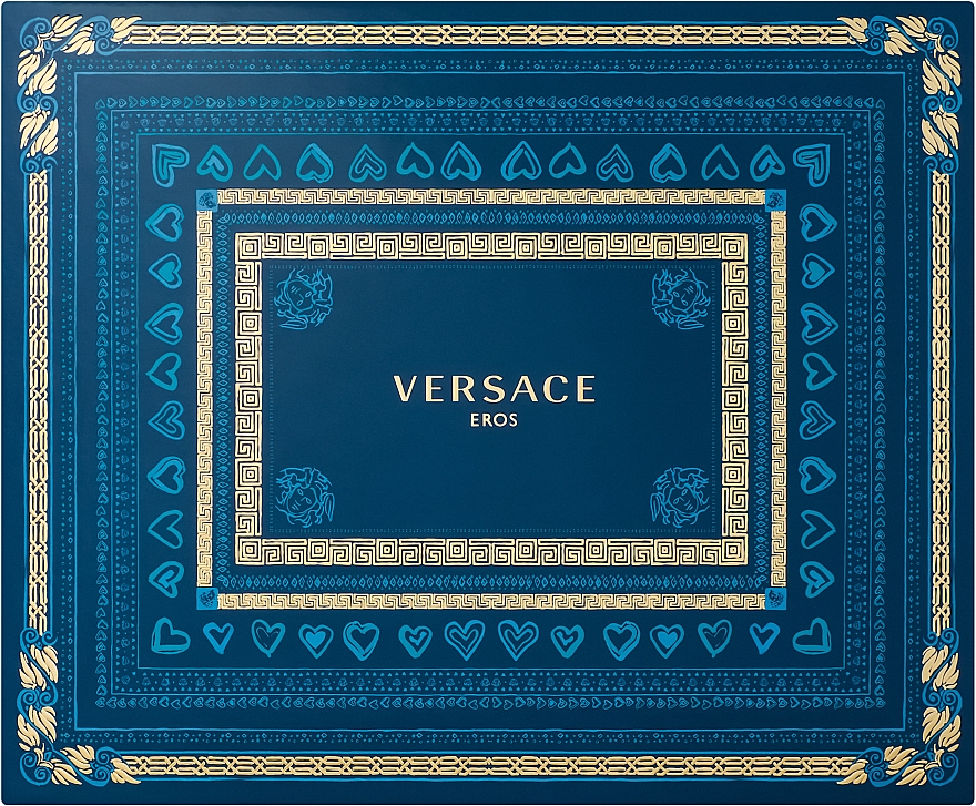 Versace Eros - Duftset (Eau de Toilette 50ml + Duschgel 50ml + After Shave Balsam 50ml) — Bild N1