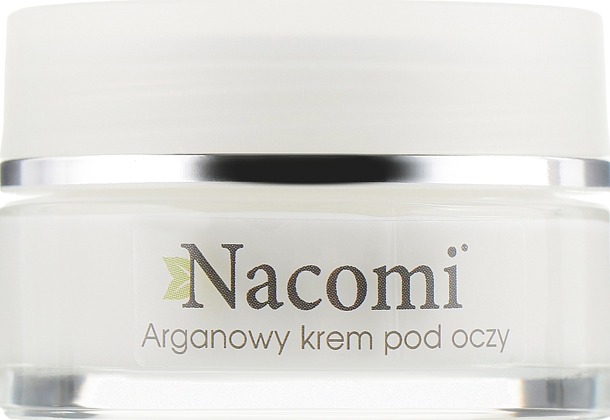 Augenkonturcreme mit marokkanischem Arganöl und Traubenkernöl - Nacomi Argan Oil Eye Cream — Foto N2