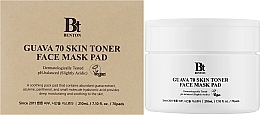 Beruhigende Gesichtswasser-Pads - Benton Guava 70 Skin Toner Face Mask Pad  — Bild N2