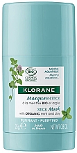 Düfte, Parfümerie und Kosmetik Reinigende Gesichtsmaske - Klorane Aquatic Mint Purifying Stick Mask