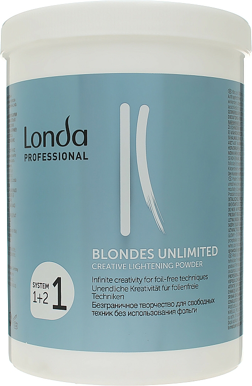 Aufhellungspulver für folienfreie Anwendungen - Londa Professional Blondes Unlimited Creative Lightening Powder — Bild N1