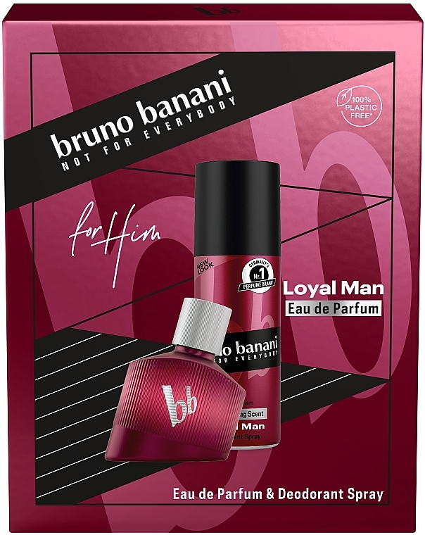 Bruno Banani Loyal Man - Duftset (Eau de Parfum 30ml + Deospray 50ml)  — Bild N1