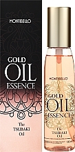 Weichmachendes, pflegendes Haaröl Tsubaki für gefärbtes, trockenes Haar - Montibello Gold Oil Essence Tsubaki Oil — Bild N4