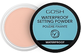 Düfte, Parfümerie und Kosmetik Wasserfester loser Fixierpuder für das Gesicht - Gosh Waterproof Setting Powder (02- Bronzing Natural)