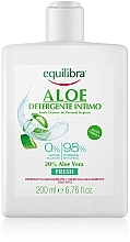Erfrischendes Gel für die Intimhygiene mit Aloe Vera - Equilibra Aloe Fresh Cleanser For Personal Hygiene — Bild N3