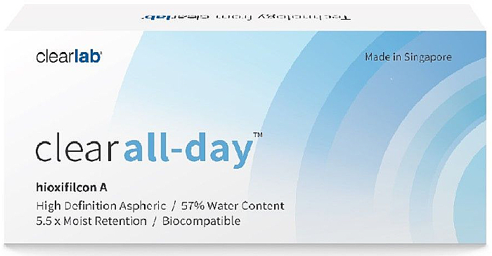 Transparente asphärische Kontaktlinsen 30 St. - Clearlab Clear All-day — Bild N1