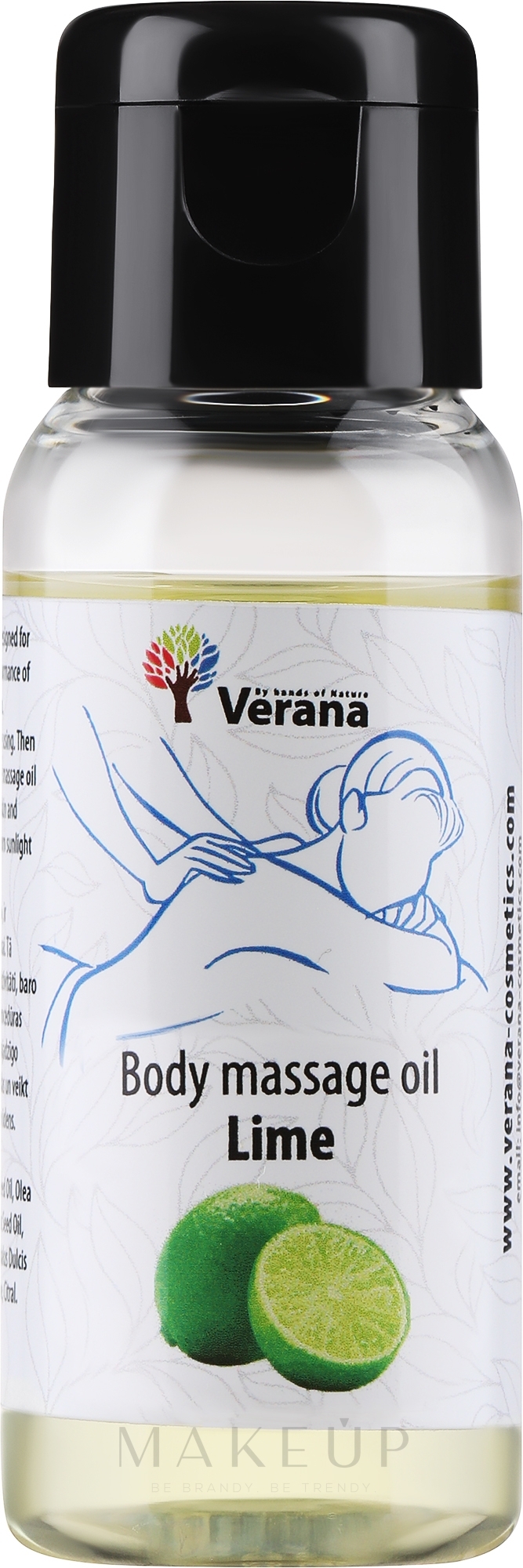 Körpermassageöl Lime - Verana Body Massage Oil  — Bild 30 ml