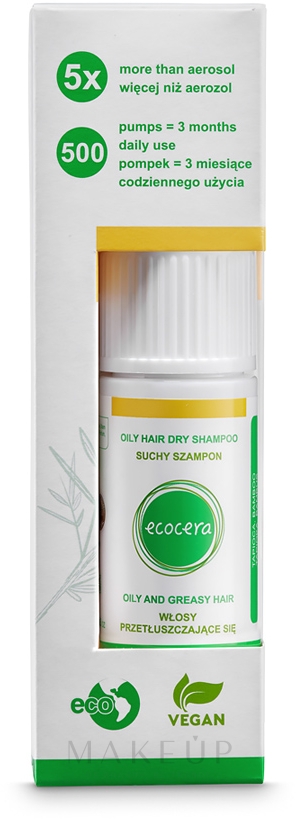 Trockenshampoo für fettiges Haar - Ecocera Dry Shampoo Oily Hair — Bild 15 g