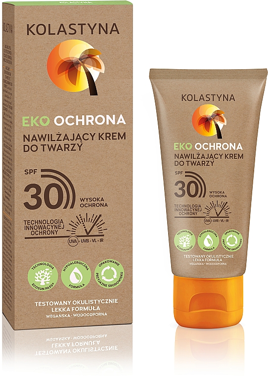 Sonnenschutzcreme für das Gesicht SPF30 - Kolastyna Eco Protection Face Cream Spf 30 — Bild N1