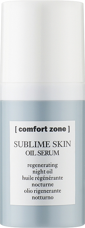 Regenerierendes Nachtserum für das Gesicht mit Mandel-, Krambe- und Maracujaöl - Comfort Zone Sublime Skin Oil Serum — Bild N1