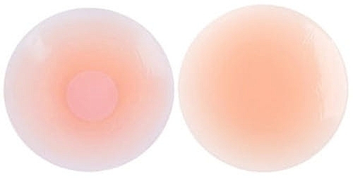 Brustwarzenpflaster aus Silikon rund beige - Deni Carte — Bild N2
