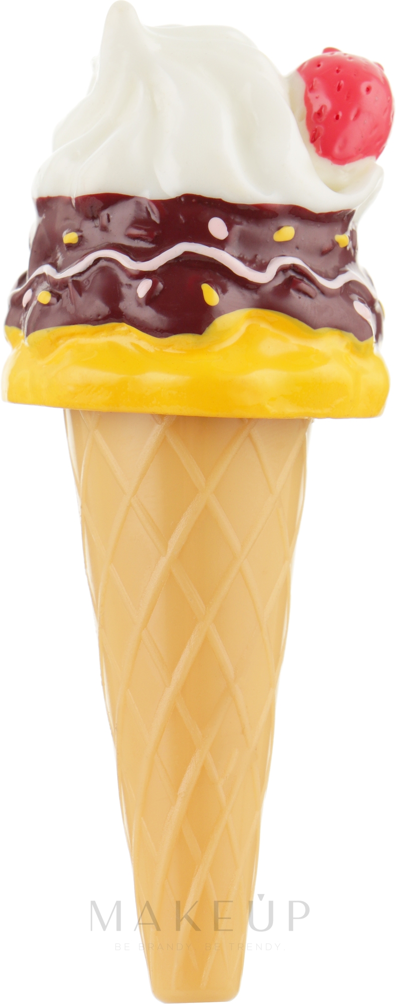 Lippenbalsam in Form von einer Eistüte mit Kokosnuss-Geschmack - Martinelia Lip Balm Ice Cream Coconut — Bild 3.5 g