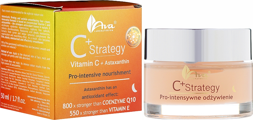 Pflegende Nachtcreme mit Vitamin C - Ava Laboratorium C+ Strategy Pro-intensive Nourishment Face Cream — Bild N1