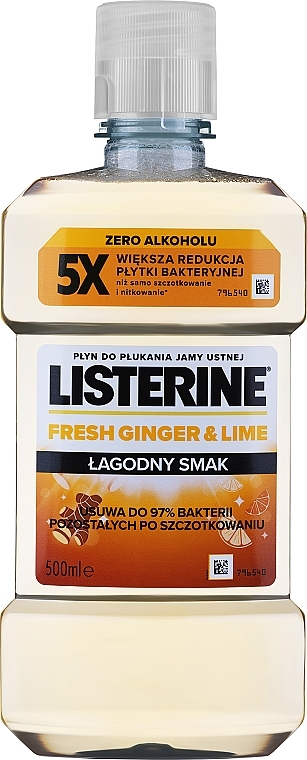 Mundspülung - Listerine Ginger & Lime X5 — Bild N1