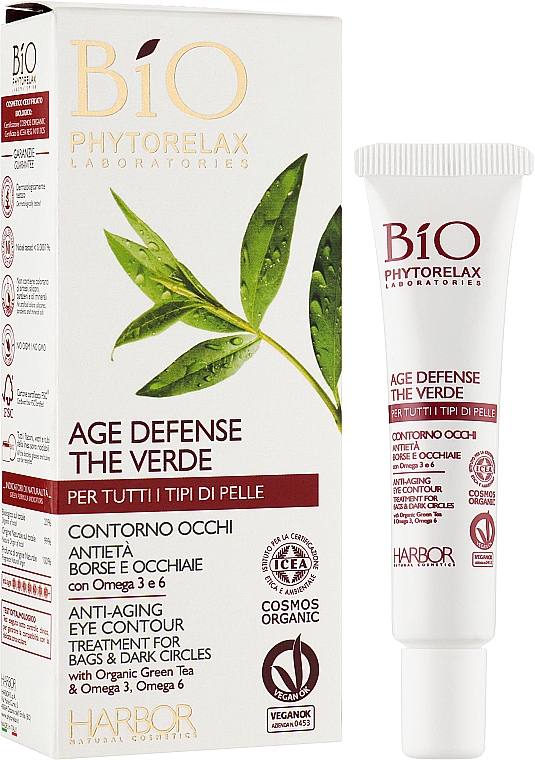 Augencreme - Phytorelax Laboratories Bio Age Defence The Verde Eye Contour — Bild N2