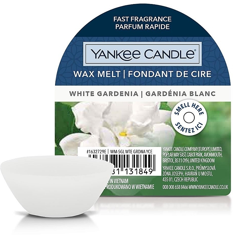 Aromatisches Wachs - Yankee Candle Wax Melt White Gardenia — Bild N1