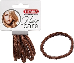 Düfte, Parfümerie und Kosmetik Haargummi Anti Ziep 6 St. braun - Titania