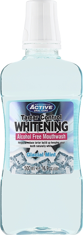 Mundwasser - Beauty Formulas Active Oral Care Tartar Control Whitening Antibacterial Mouthwash