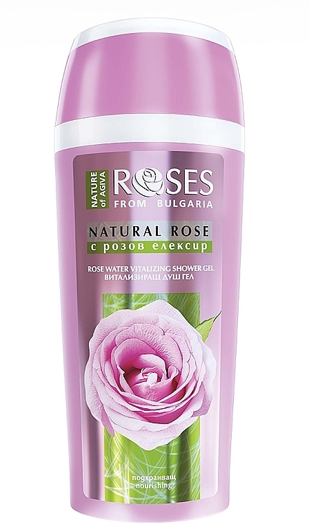 Revitalisierendes und nährendes Duschgel - Nature of Agiva Roses Vitalizing Shower Gel — Bild N1