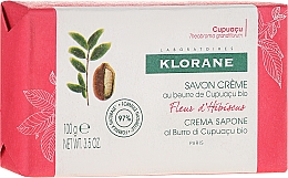Düfte, Parfümerie und Kosmetik Cremeseife mit Bio Hibiskus - Klorane Cupuacu Hibiscus Flower Cream Soap