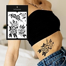 Temporäres Tattoo Schlangen in Blumen - Tattooshka — Bild N4