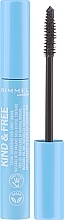 Düfte, Parfümerie und Kosmetik Nährende Mascara mit Sheabutter für lange und voluminöse Wimpern - Rimmel Kind & Free Clean, Volumizing & Lengthening Mascara