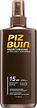Düfte, Parfümerie und Kosmetik Feuchtigkeitsspendende Sonnenschutz Körperspray SPF 15 - Piz Buin Moisturising Spray
