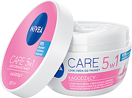 Weichmachende Gesichtscreme für trockene und empfindliche Haut mit Aloe Vera - NIVEA Care Light Soothing Cream — Bild N2