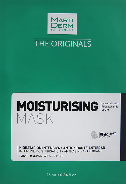Feuchtigkeitsmaske mit Hyaluronsäure - MartiDerm The Originals Moisturising Mask — Bild N3
