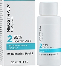 Verjüngendes Peeling mit 35% Glykolsäure - NeoStrata ProSystem 35% Glycolic Acid Rejuvenating Peel — Bild N2