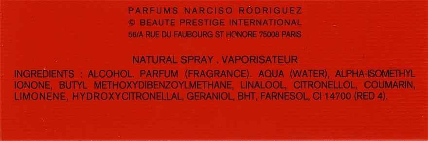 Narciso Rodriguez Narciso Rouge - Eau de Parfum — Foto N3