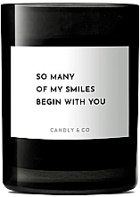 Duftkerze - Candly & Co No.6 So Many Of My Smiles Begin With You Scented Candle — Bild N2