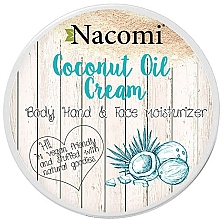 Düfte, Parfümerie und Kosmetik Kokos Öl-Creme für Gesicht und Körper - Nacomi Coconut Cream