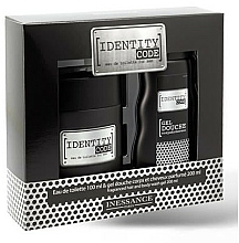 Düfte, Parfümerie und Kosmetik Coffret Parfum Identity Code For Men - Duftset (Duschgel 200ml + Eau de Toilette 100ml)