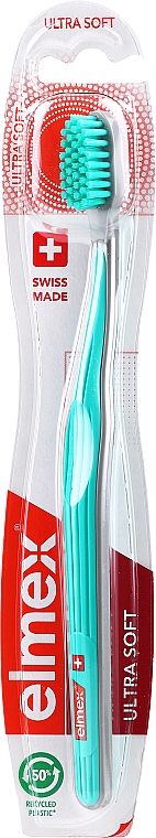 Zahnbürste ultra weich Swiss Made türkis - Elmex Swiss Made Ultra Soft Toothbrush — Bild N1
