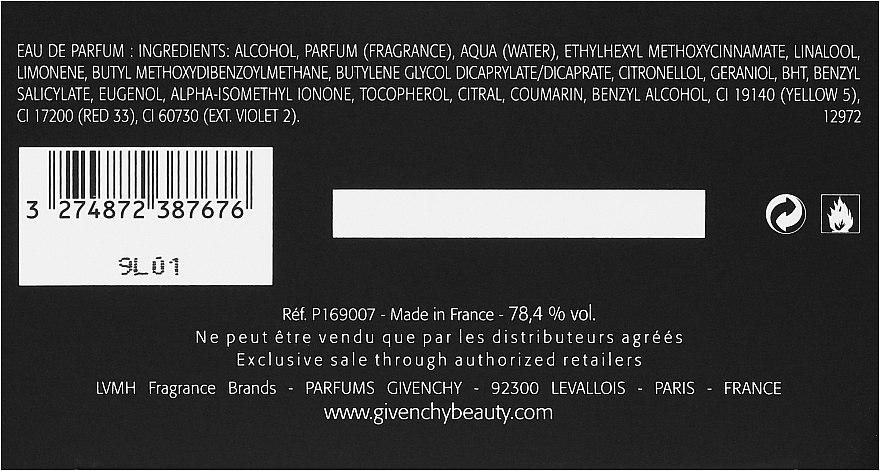 Givenchy L'Interdit Eau de Parfum - Duftset (Eau de Parfum 80ml + Eau de Parfum (mini) 15ml) — Bild N4