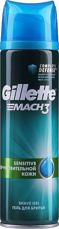 Rasiergel für empfindliche Haut - Gillette Mach 3 Sensitive Shave Gel
