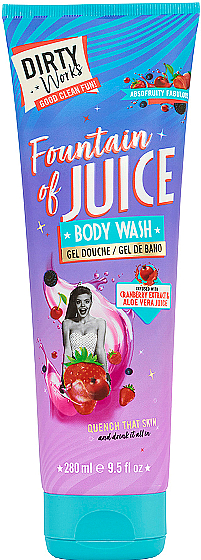 Duschgel mit Cranberry-Extrakt und Aloe Vera - Dirty Works Fountain of Juice Body Wash — Bild N1